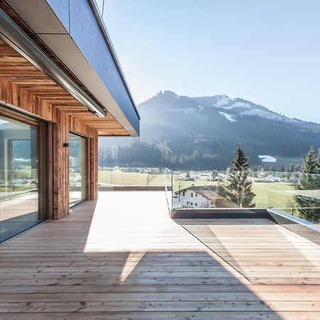 Hubertus Logis Apartments Brixen im Thale Buitenkant foto