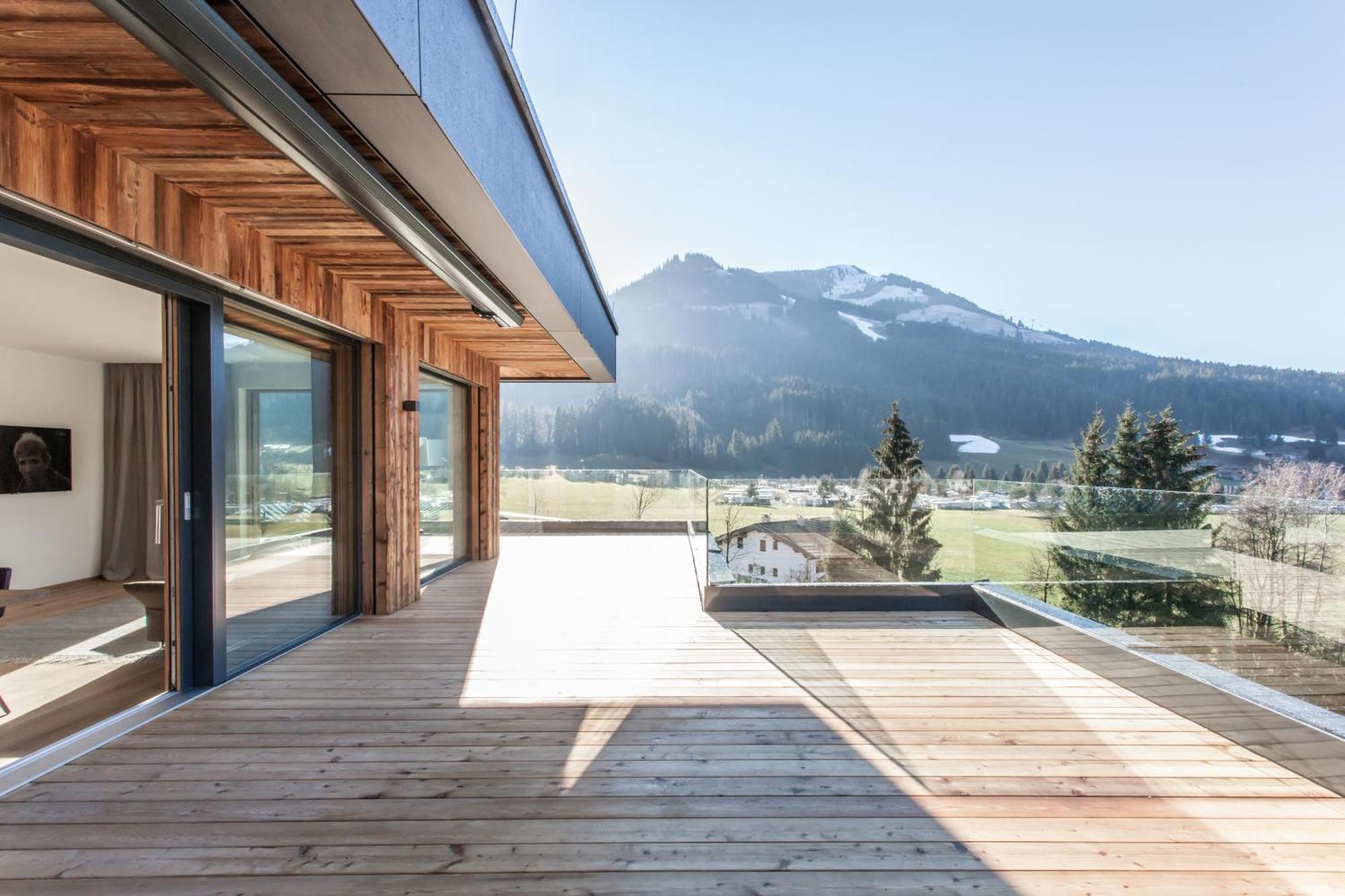 Hubertus Logis Apartments Brixen im Thale Buitenkant foto